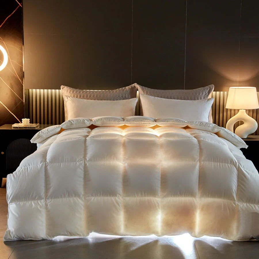 Bean paste Luxurious Super Soft Fluffy Duvet - Queen, King, Full Sizes | Five-Star Hotel Quality for All Seasons